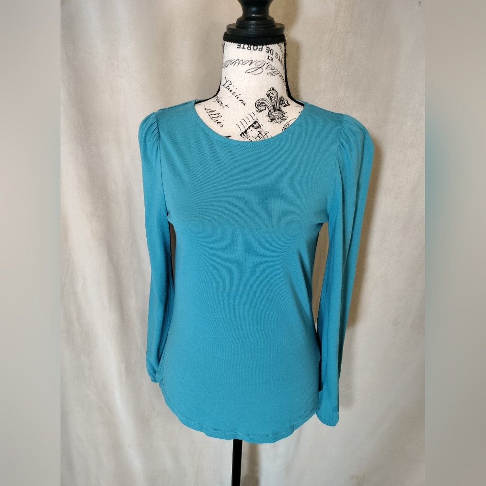 EUC! Boden Turquoise Long Sleeve Women's Top. Size 2